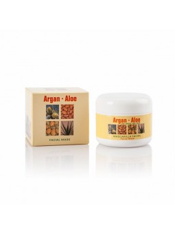 Máscara facial com aloe...