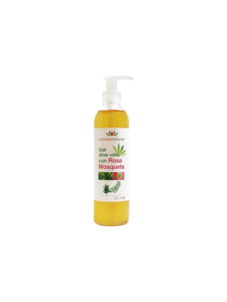 Gel Aloe Vera 100% + Rosa Mosqueta 250 ml | Gel multiús per hidratar, calmar i refrsecar rostre i cos