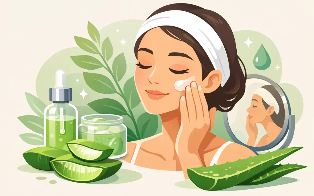 Cómo usar aloe vera puro en la cara bien