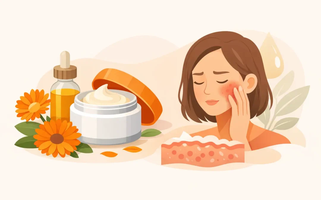 Crema de caléndula para piel irritada: cuándo usarla