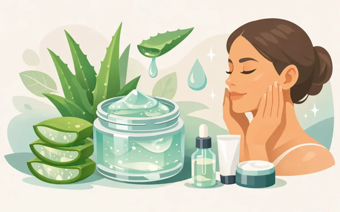 Gel puro de aloe vera para la piel: usos reales