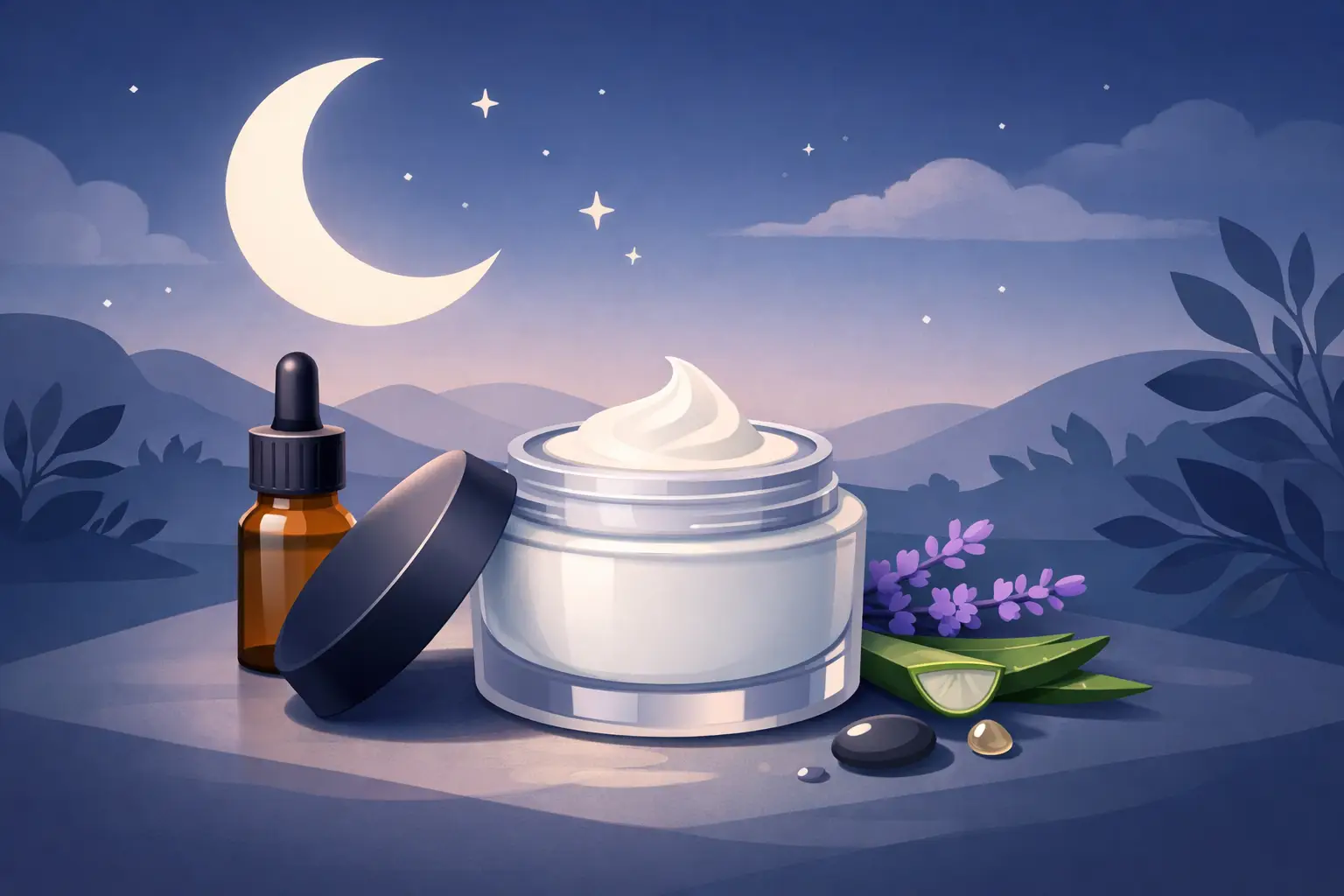 Mejor crema de noche natural: cómo elegirla