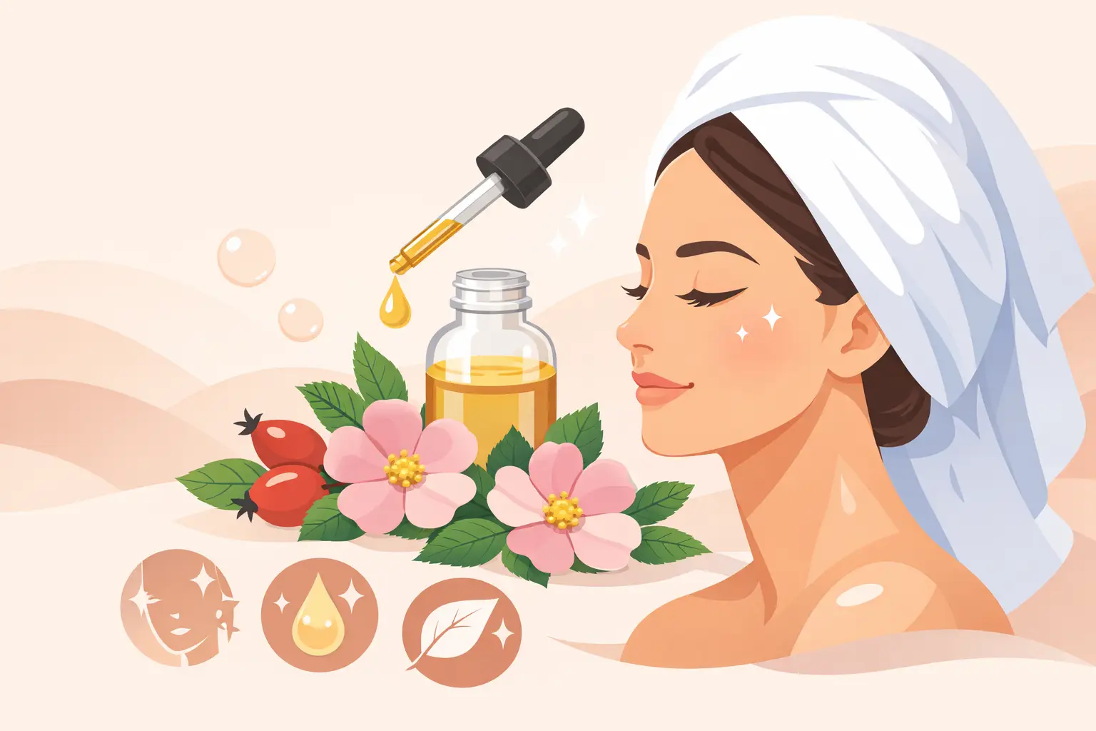 Beneficios de la rosa mosqueta facial