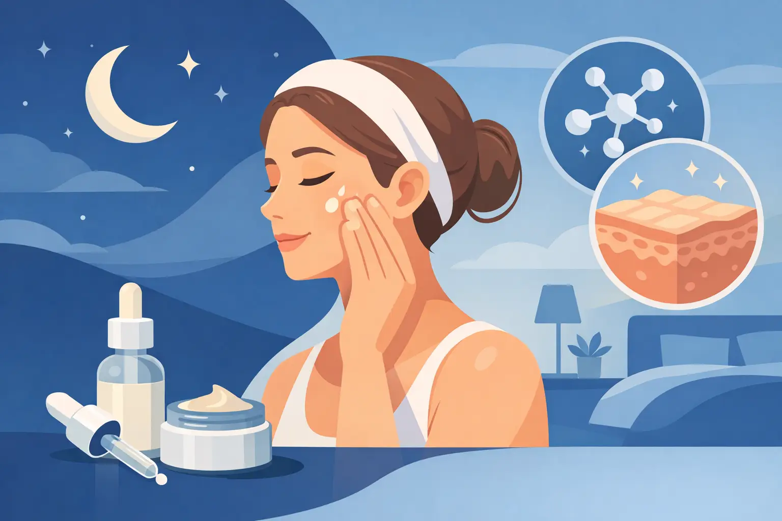 Cómo usar retinal por noche sin irritar la piel