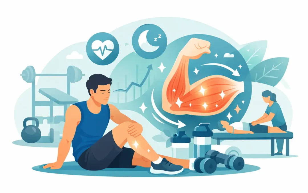 Recuperación muscular después de gimnasio