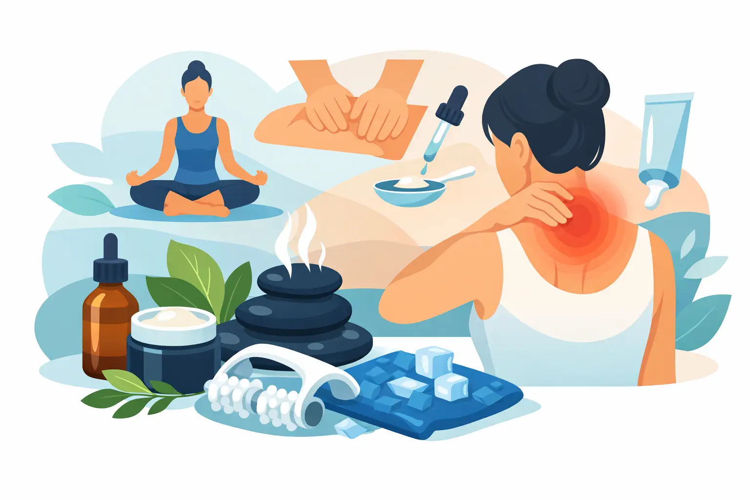 Remedios para contracturas musculares que alivian