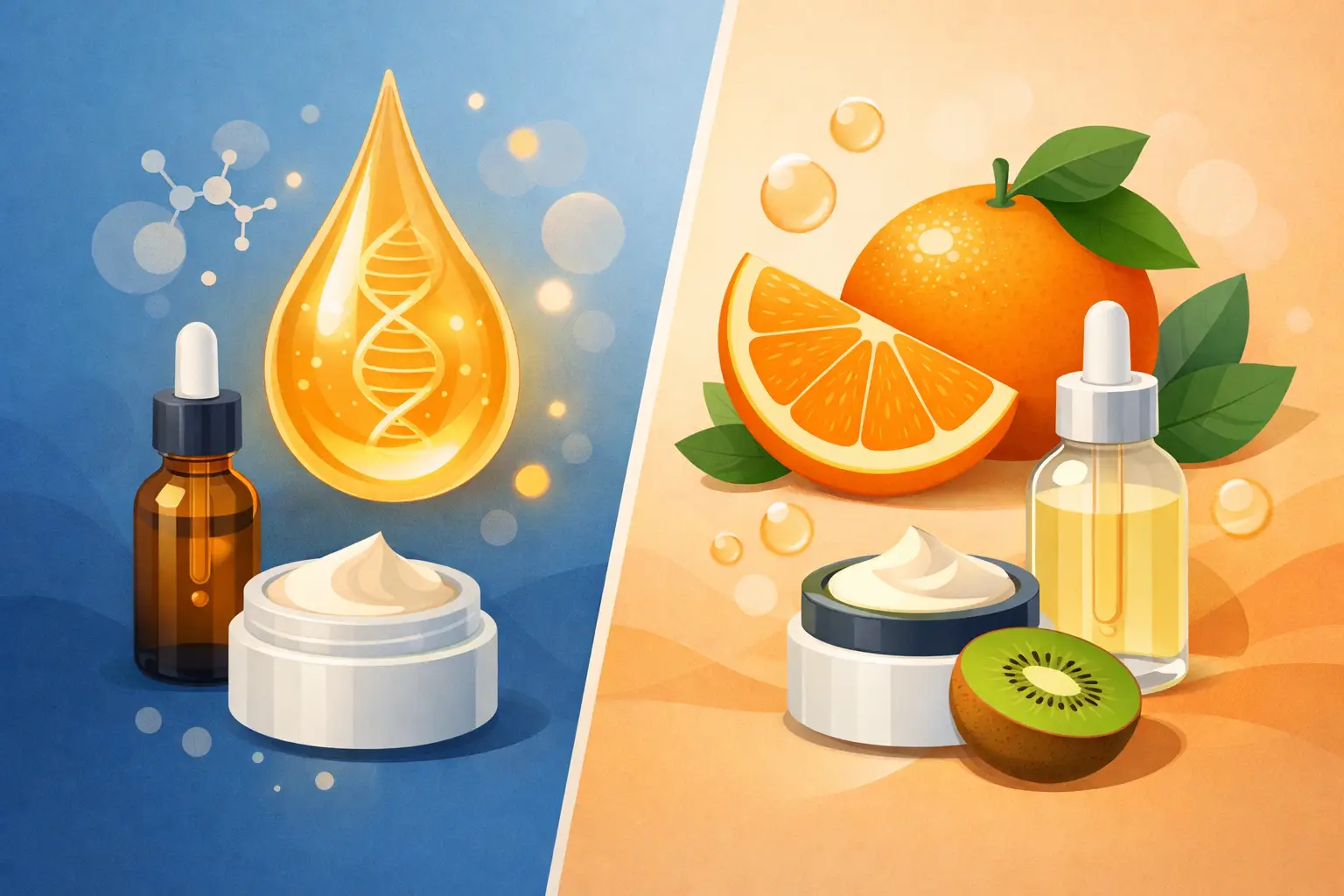 Retinal o vitamina C: cuál elegir Retinal o vitamina C: cuál elegir