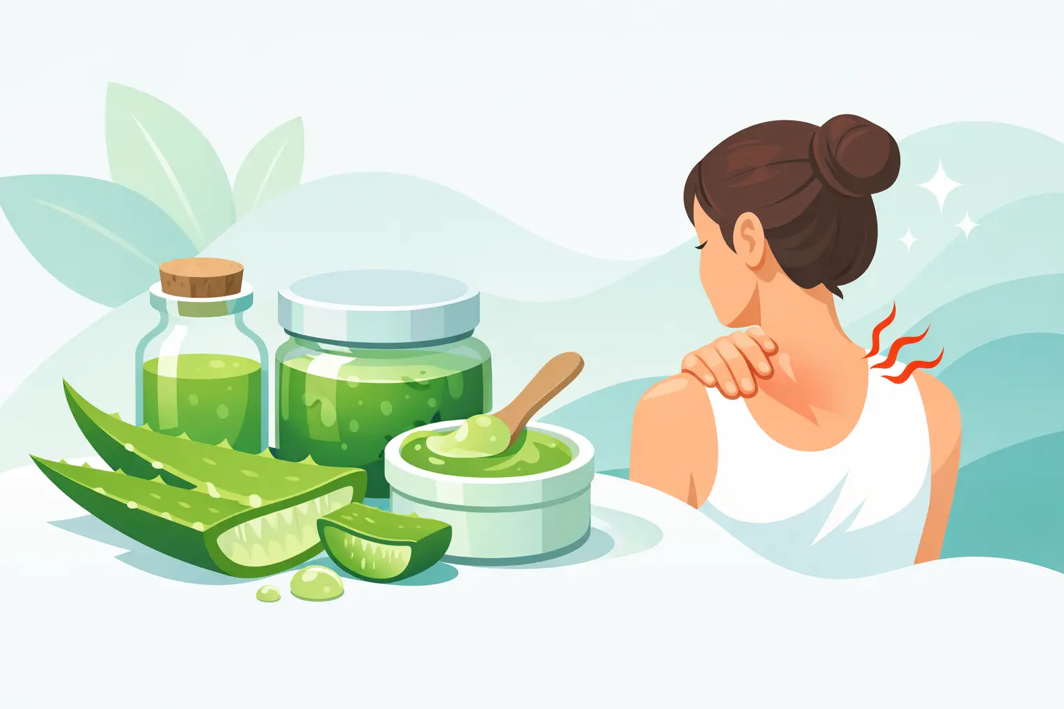 Alivio muscular con aloe vera: cómo usarlo Alivio muscular con aloe vera: cómo usarlo