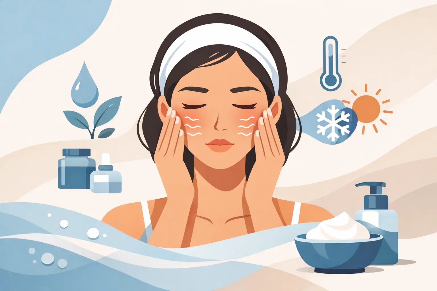 Cómo reducir la tirantez facial diaria