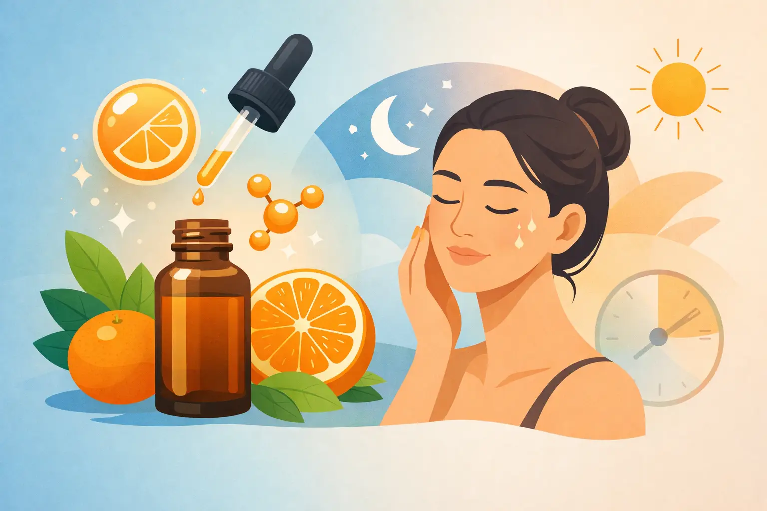 Cuándo aplicar vitamina C facial