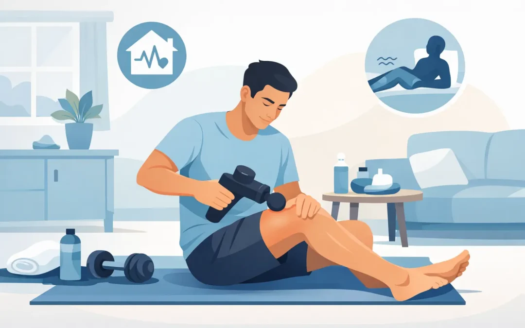 Ejemplo de recuperación muscular en casa