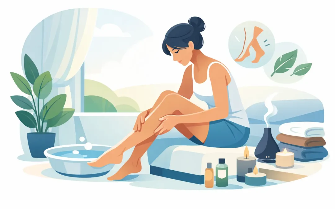 Cómo aliviar piernas cansadas naturalmente en casa