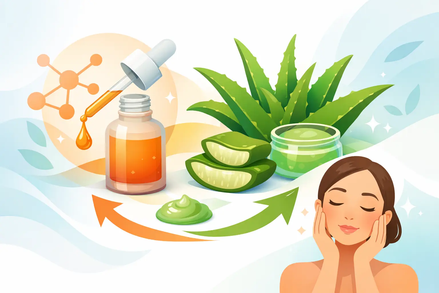 Cómo combinar retinal y aloe vera sin irritar Cómo combinar retinal y aloe vera sin irritar