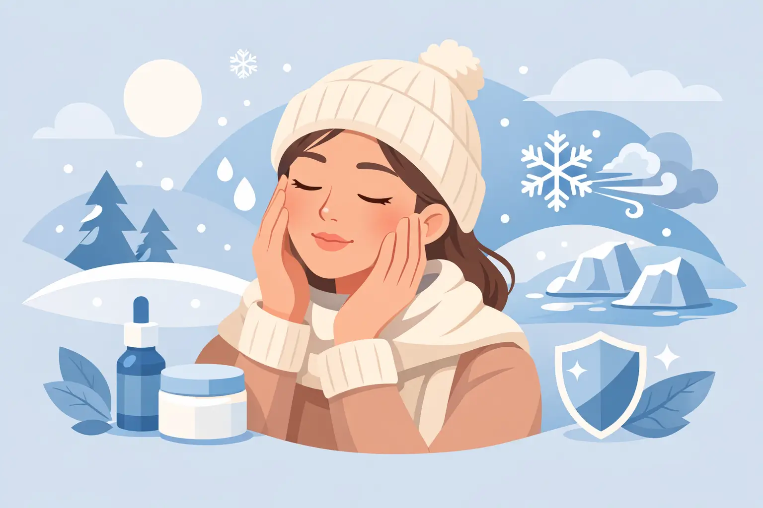 Cómo cuidar la piel sensible en invierno Cómo cuidar la piel sensible en invierno