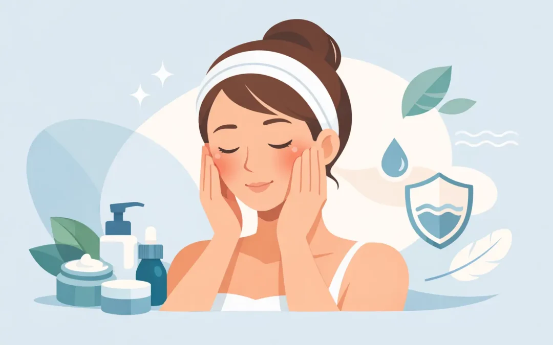 Guía de cuidado facial para piel sensible