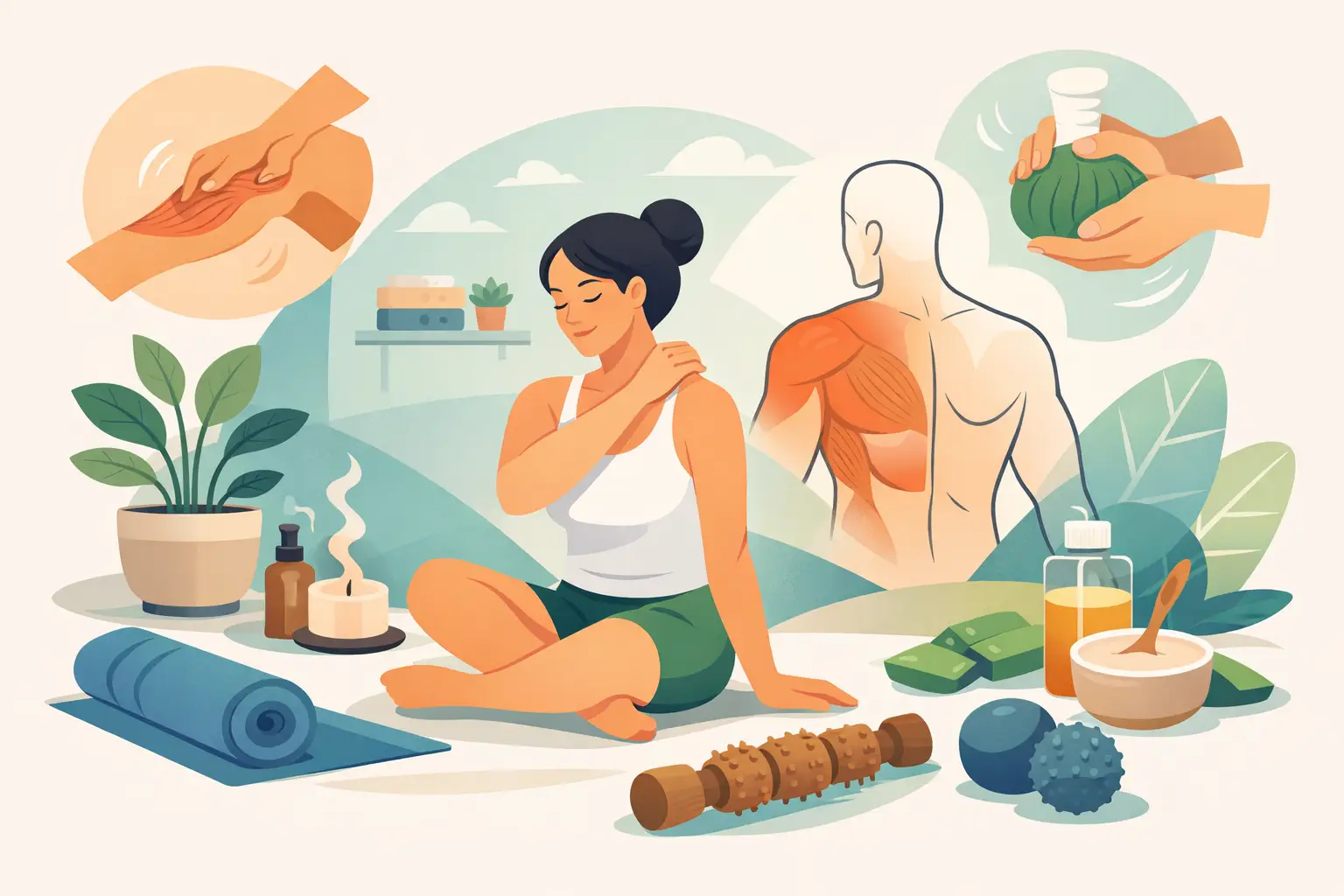 Guía de masaje muscular natural en casa Guía de masaje muscular natural en casa