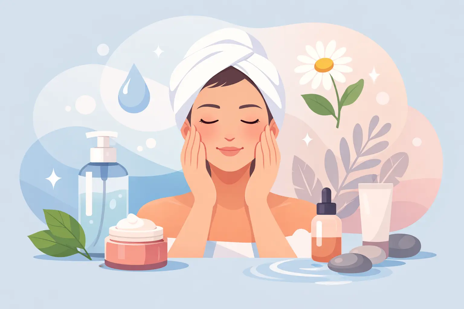 Rutina facial piel sensible: pasos que calman