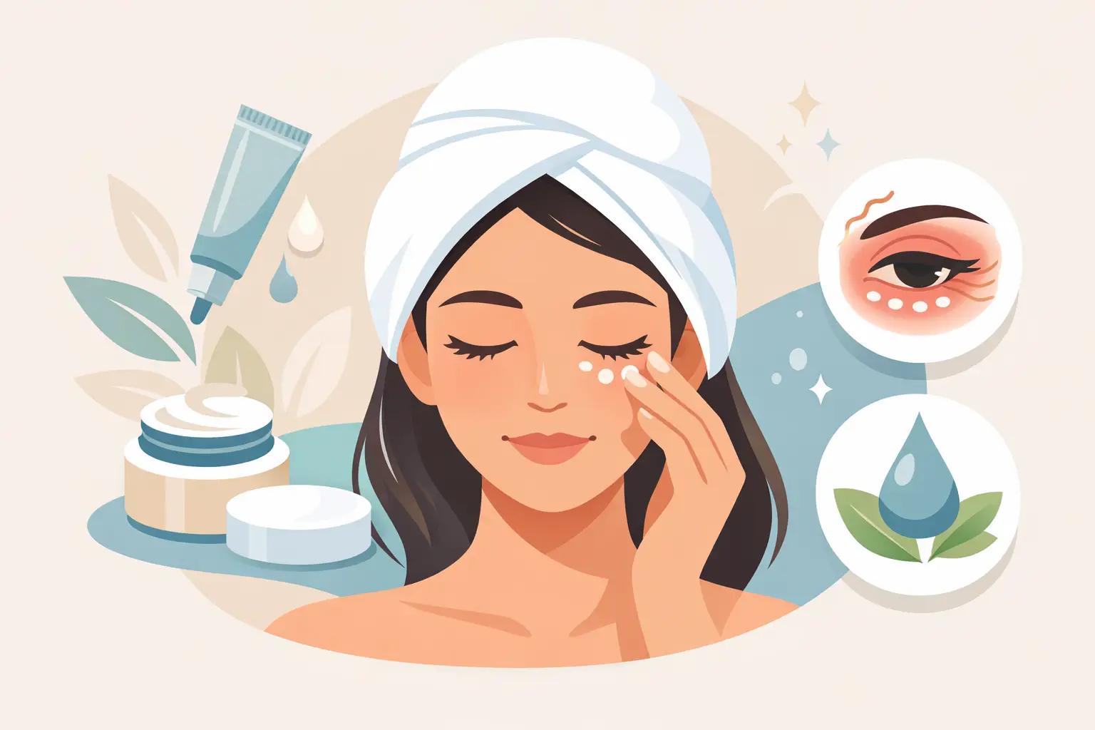 Cómo aplicar contorno de ojos sin irritar la piel Cómo aplicar contorno de ojos sin irritar la piel