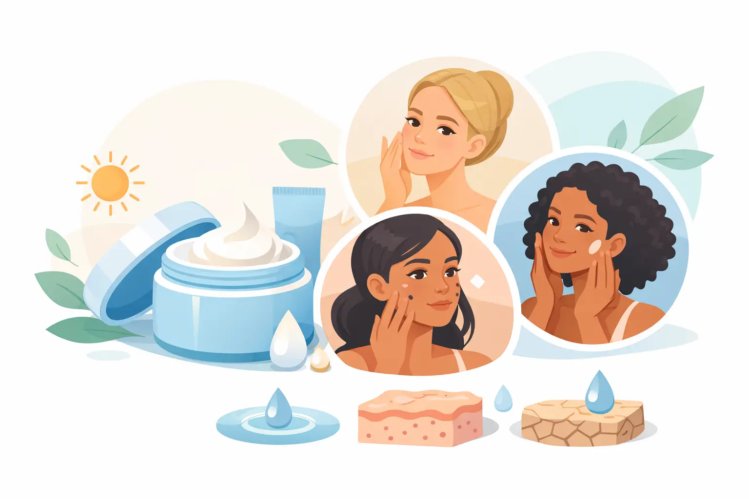 Guía de crema facial de día según tu piel Guía de crema facial de día según tu piel