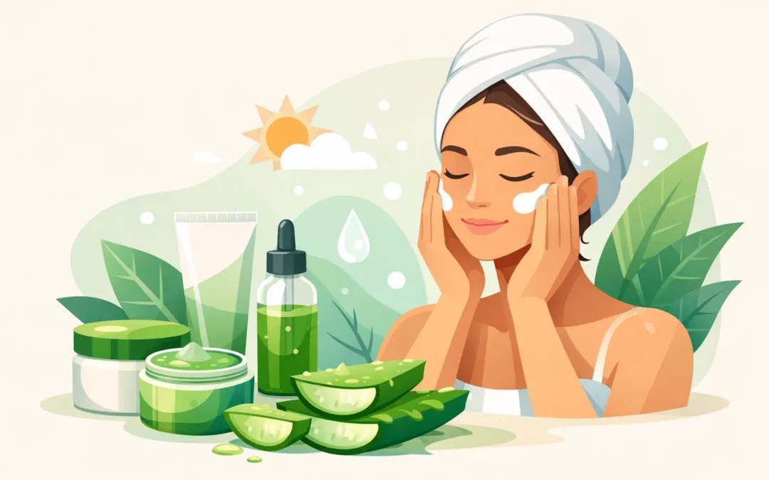 Aloe Facial Skin Care Routine