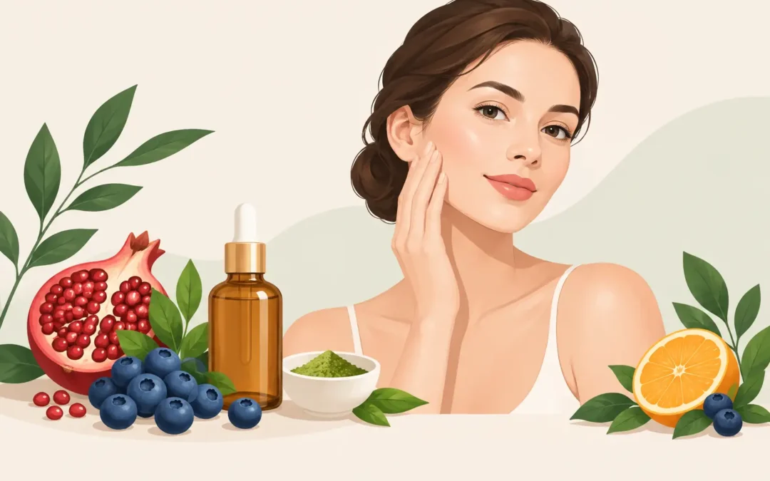 Activos antioxidantes faciales para tu rutina