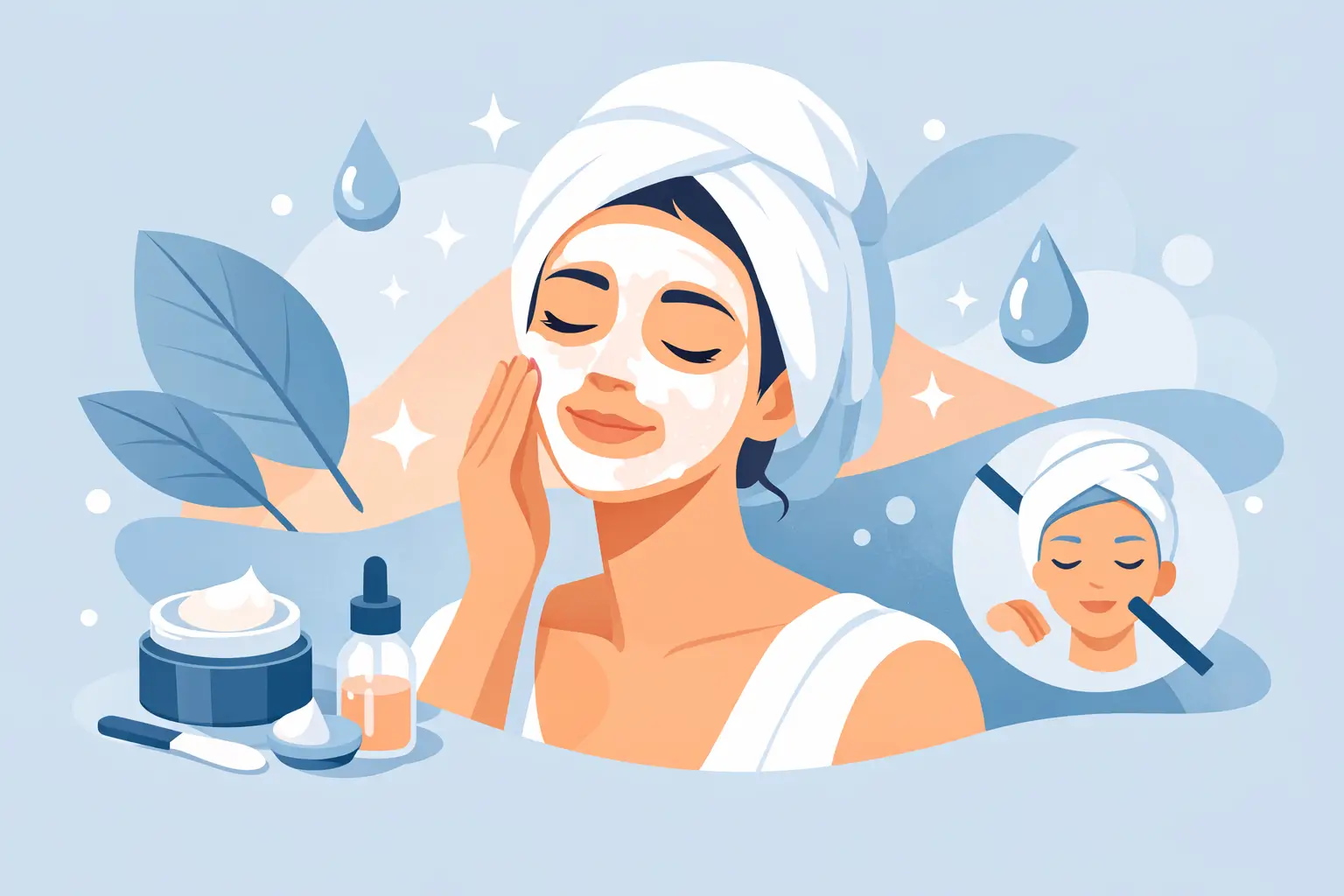 Cómo aplicar mascarilla hidratante sin errores