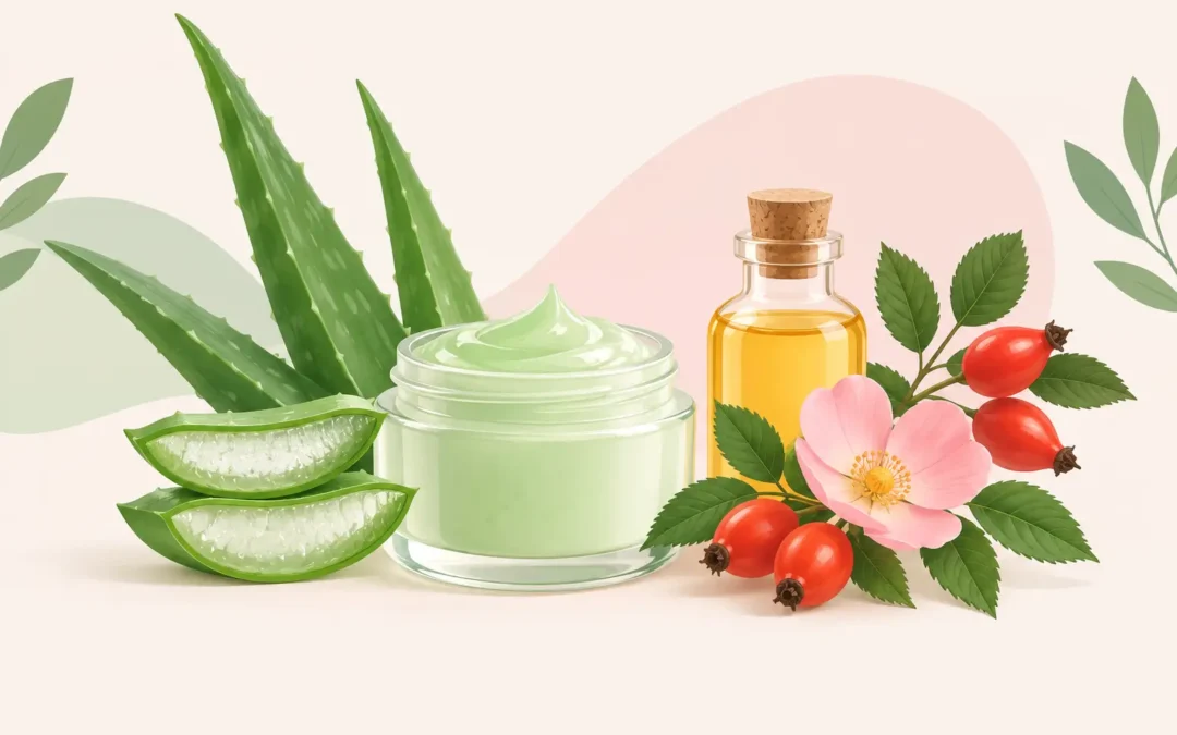 Cómo combinar aloe y rosa mosqueta en tu rutina