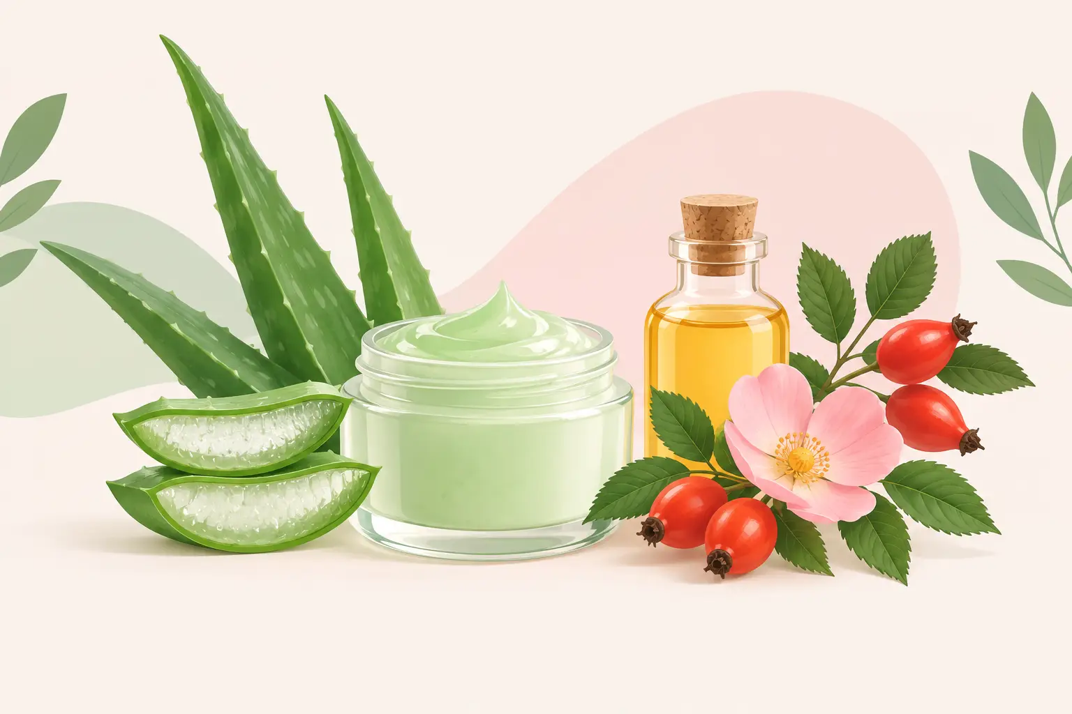 Cómo combinar aloe y rosa mosqueta en tu rutina