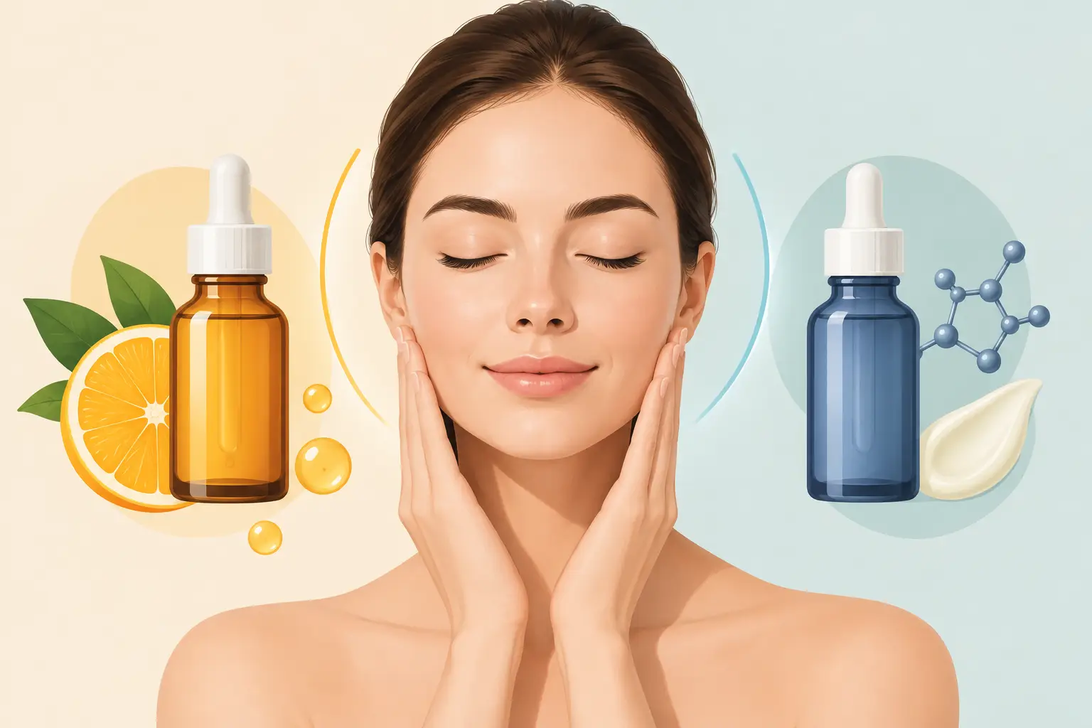 Cómo combinar vitamina C y retinal sin irritar