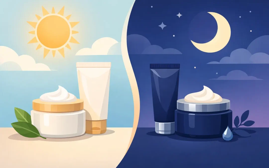 Crema diurna versus nocturna: cuál necesitas