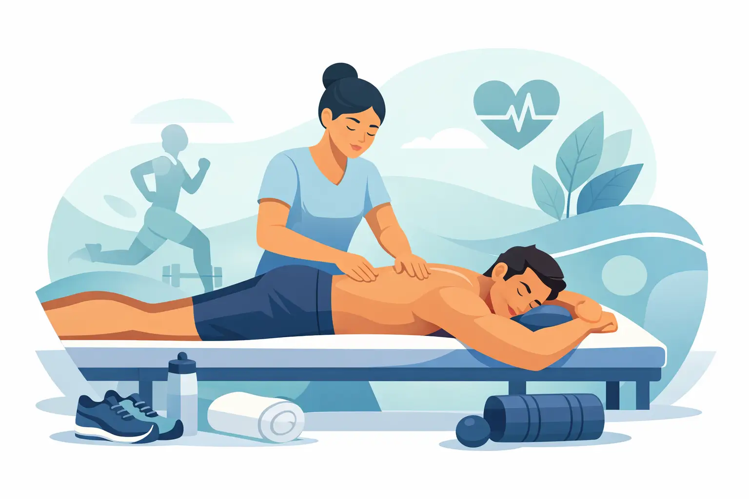 Guía de masaje post ejercicio para recuperarte