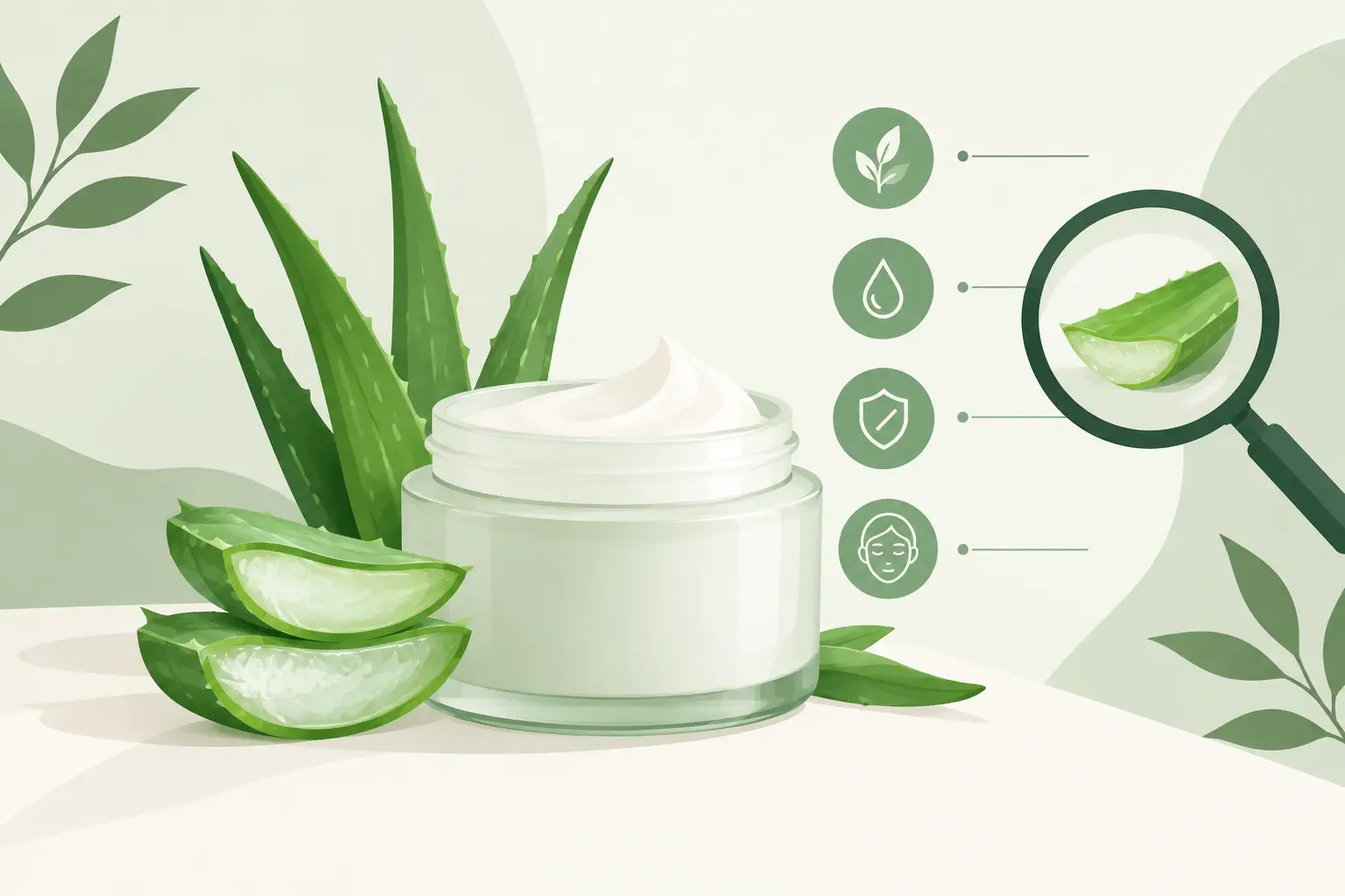 Review de crema facial de aloe vera: qué mirar