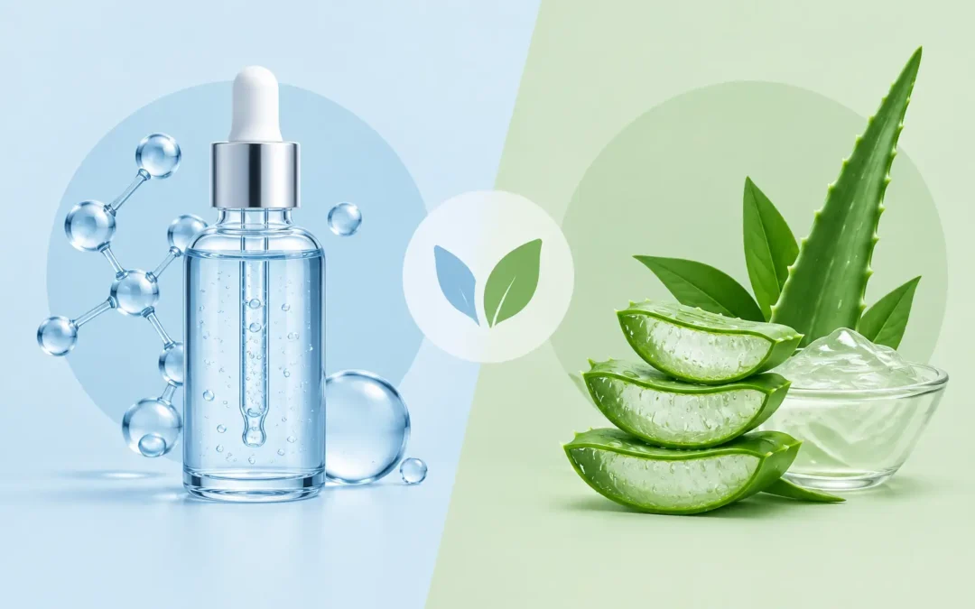 Ácido hialurónico versus aloe vera, ¿cuál elegir?