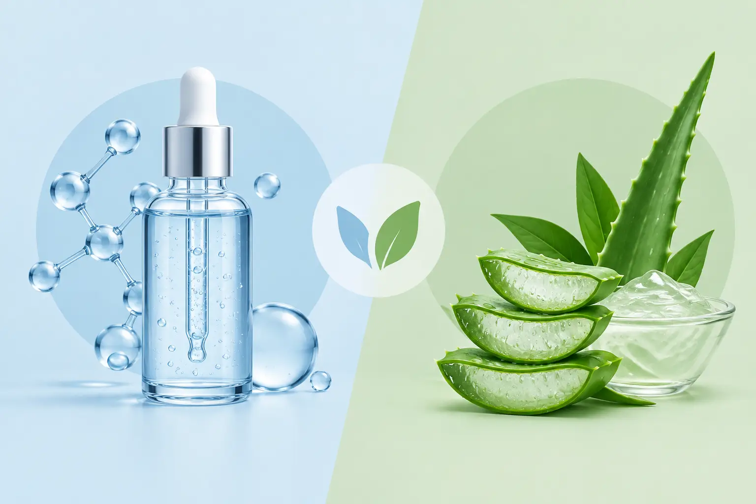 Ácido hialurónico versus aloe vera, ¿cuál elegir?