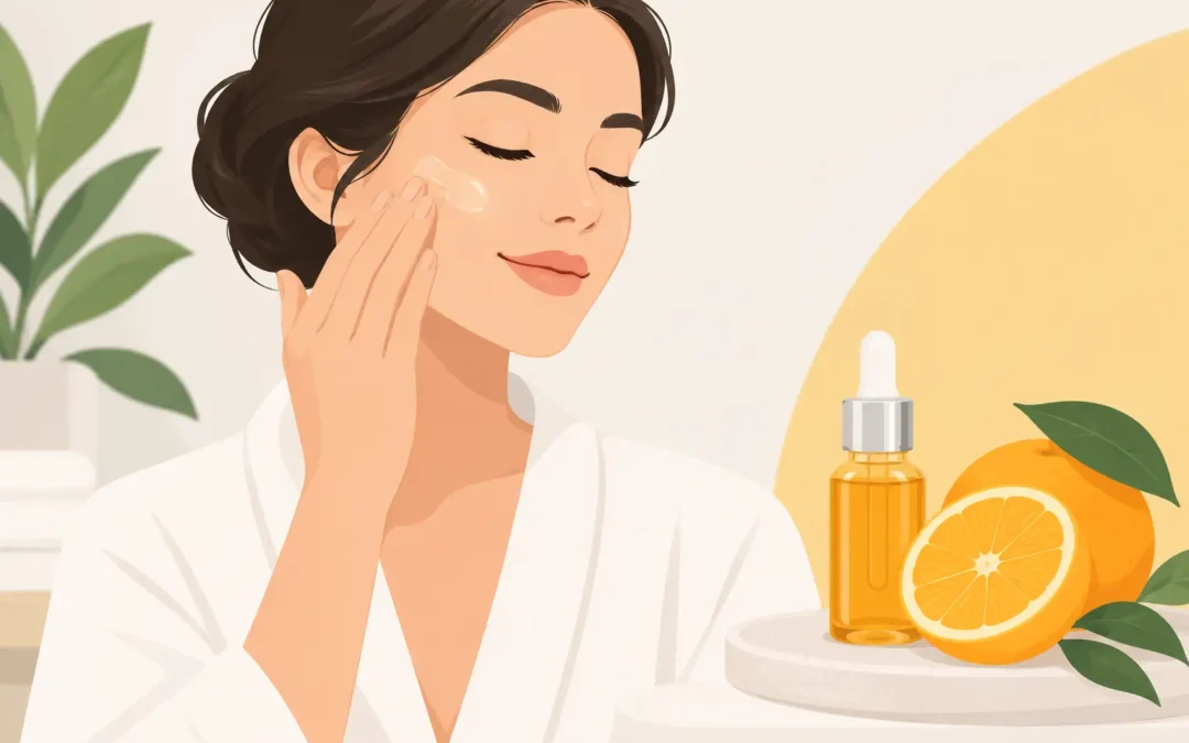 Cómo usar vitamina C facial sin irritar la piel